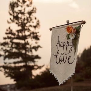 Handmade Wedding sign